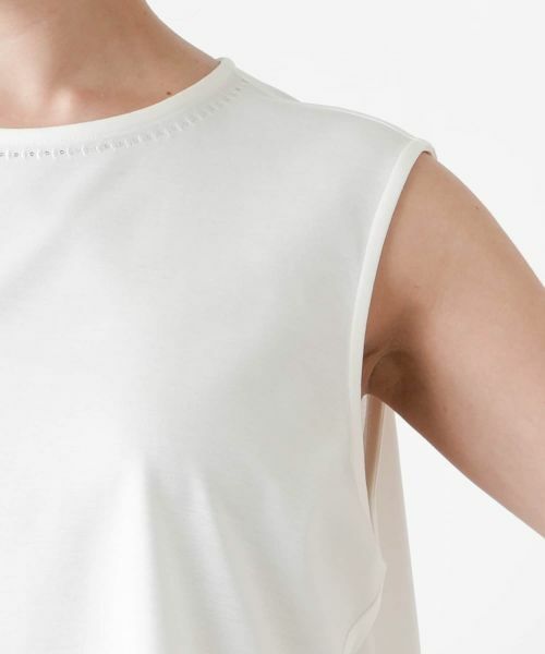Leilian PLUS HOUSE / レリアンプラスハウス カットソー | 【店舗人気】刺繍ノースリーブカットソー【Leilian WHITE LABEL】 | 詳細9