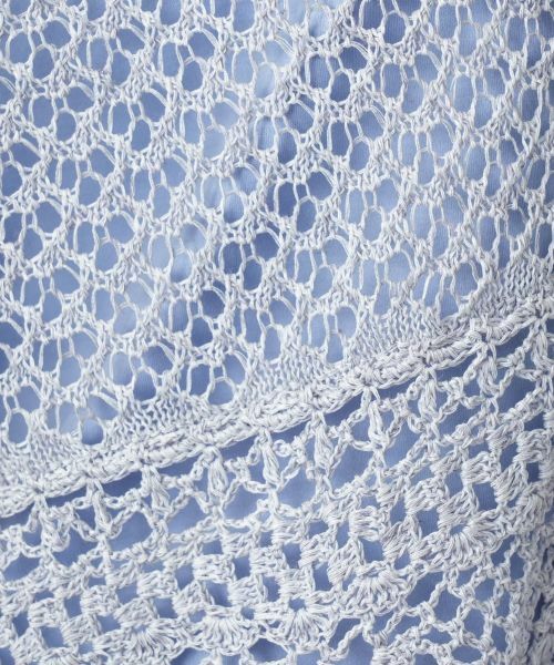 Leilian PLUS HOUSE / レリアンプラスハウス カーディガン・ボレロ | かぎ編みVネックカーディガン【Leilian WHITE LABEL】 | 詳細18