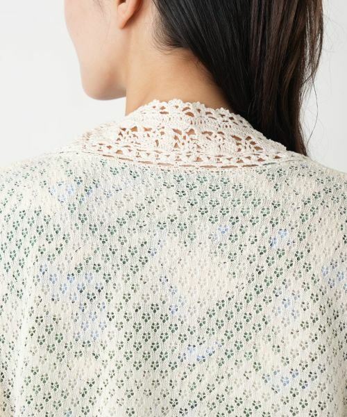Leilian PLUS HOUSE / レリアンプラスハウス カーディガン・ボレロ | かぎ編みレースカーディガン【Leilian WHITE LABEL】 | 詳細14