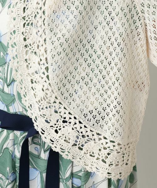 Leilian PLUS HOUSE / レリアンプラスハウス カーディガン・ボレロ | かぎ編みレースカーディガン【Leilian WHITE LABEL】 | 詳細16