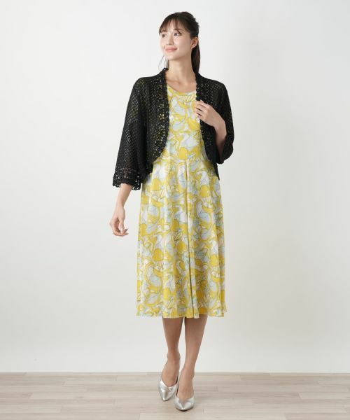 Leilian PLUS HOUSE / レリアンプラスハウス カーディガン・ボレロ | かぎ編みレースカーディガン【Leilian WHITE LABEL】 | 詳細4