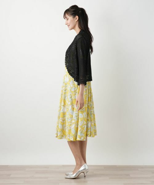 Leilian PLUS HOUSE / レリアンプラスハウス カーディガン・ボレロ | かぎ編みレースカーディガン【Leilian WHITE LABEL】 | 詳細5