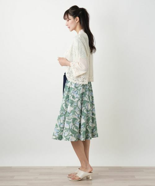 Leilian PLUS HOUSE / レリアンプラスハウス カーディガン・ボレロ | かぎ編みレースカーディガン【Leilian WHITE LABEL】 | 詳細8