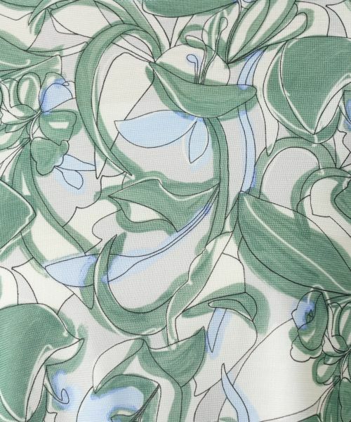 Leilian PLUS HOUSE / レリアンプラスハウス カットソー | 【店舗人気】プリントフレアスリーブカットソー【Leilian WHITE LABEL】 | 詳細14