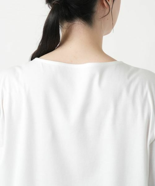 Leilian PLUS HOUSE / レリアンプラスハウス カットソー | フラワー刺繍Tシャツ【Leilian WHITE LABEL】 | 詳細11