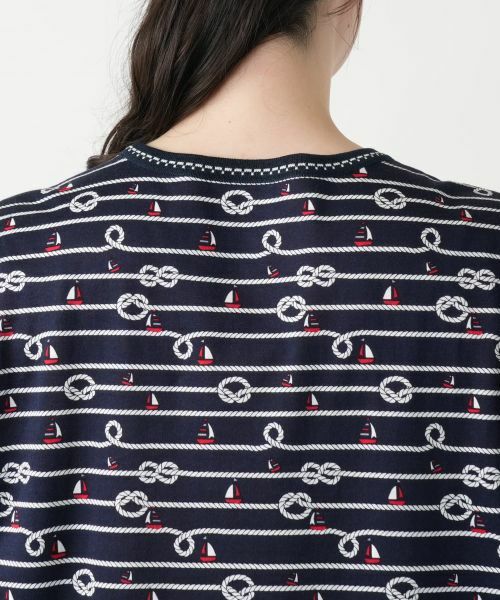 Leilian PLUS HOUSE / レリアンプラスハウス カットソー | 【店舗人気】プリントTシャツ【Leilian WHITE LABEL】 | 詳細11