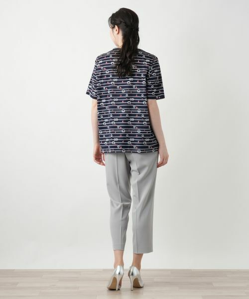 Leilian PLUS HOUSE / レリアンプラスハウス カットソー | 【店舗人気】プリントTシャツ【Leilian WHITE LABEL】 | 詳細6