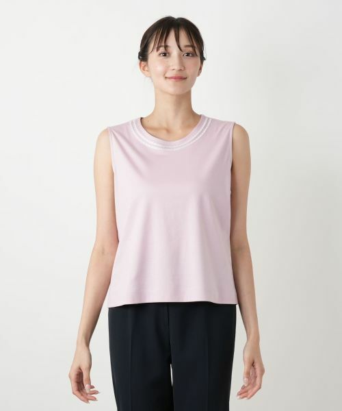 Leilian PLUS HOUSE / レリアンプラスハウス カットソー | 【店舗人気】ノースリーブカットソー【Leilian WHITE LABEL】 | 詳細13