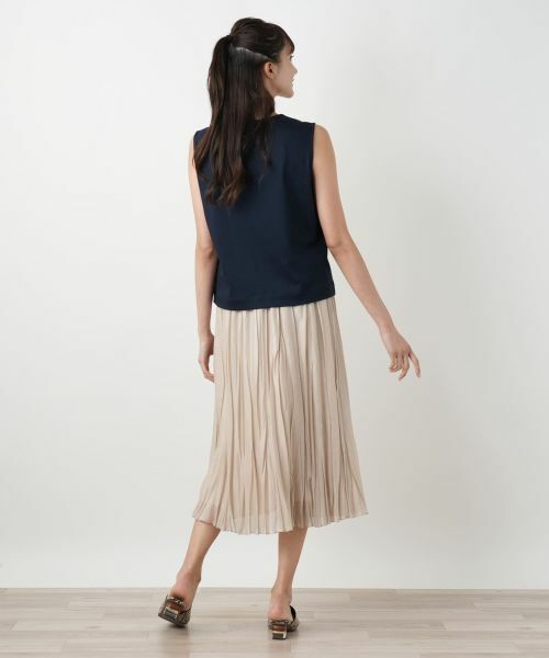 Leilian PLUS HOUSE / レリアンプラスハウス カットソー | 【店舗人気】ノースリーブカットソー【Leilian WHITE LABEL】 | 詳細6