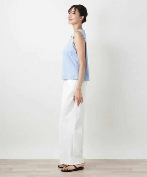 Leilian PLUS HOUSE / レリアンプラスハウス カットソー | 【店舗人気】ノースリーブカットソー【Leilian WHITE LABEL】 | 詳細8