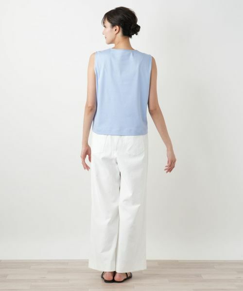 Leilian PLUS HOUSE / レリアンプラスハウス カットソー | 【店舗人気】ノースリーブカットソー【Leilian WHITE LABEL】 | 詳細9