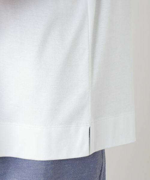 Leilian PLUS HOUSE / レリアンプラスハウス Tシャツ | リボンモチーフプリントTシャツ【Leilian WHITE LABEL】 | 詳細13