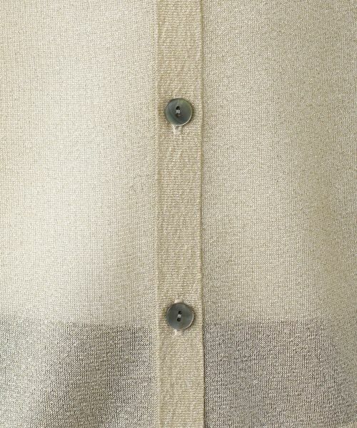 Leilian PLUS HOUSE / レリアンプラスハウス カーディガン・ボレロ | ラメクルーネックカーディガン【Leilian WHITE LABEL】 | 詳細14