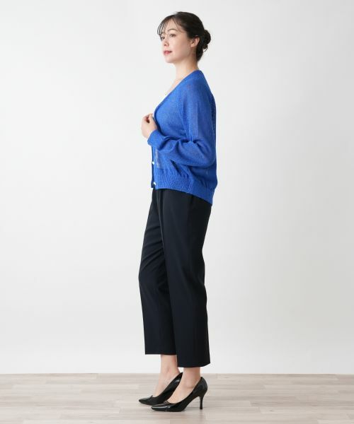 Leilian PLUS HOUSE / レリアンプラスハウス カーディガン・ボレロ | Vネックカーディガン【Leilian WHITE LABEL】 | 詳細2