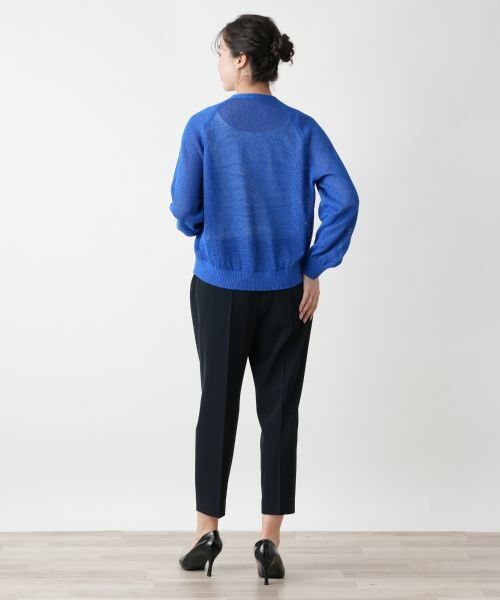 Leilian PLUS HOUSE / レリアンプラスハウス カーディガン・ボレロ | Vネックカーディガン【Leilian WHITE LABEL】 | 詳細3