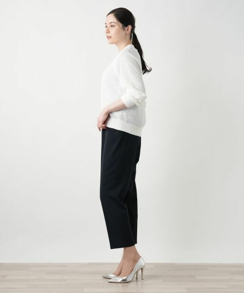 Leilian PLUS HOUSE / レリアンプラスハウス カーディガン・ボレロ | Vネックカーディガン【Leilian WHITE LABEL】 | 詳細5