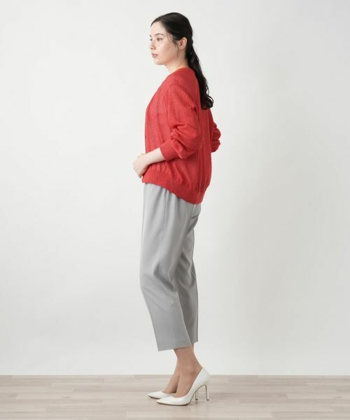 Leilian PLUS HOUSE / レリアンプラスハウス カーディガン・ボレロ | Vネックカーディガン【Leilian WHITE LABEL】 | 詳細8