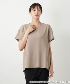 Leilian PLUS HOUSE / レリアンプラスハウス カットソー | バックギャザー切替カットソー【Leilian WHITE LABEL】