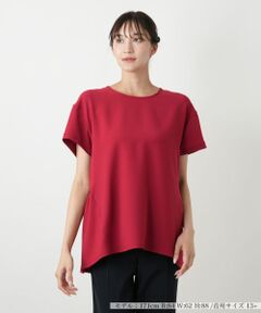 Leilian PLUS HOUSE / レリアンプラスハウス カットソー | バックギャザー切替カットソー【Leilian WHITE LABEL】