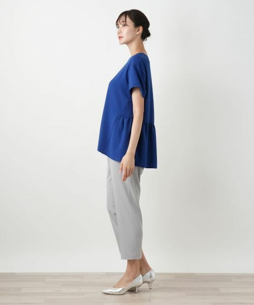 Leilian PLUS HOUSE / レリアンプラスハウス カットソー | バックギャザー切替カットソー【Leilian WHITE LABEL】 | 詳細11