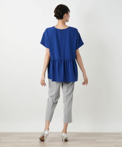 Leilian PLUS HOUSE / レリアンプラスハウス カットソー | バックギャザー切替カットソー【Leilian WHITE LABEL】 | 詳細12