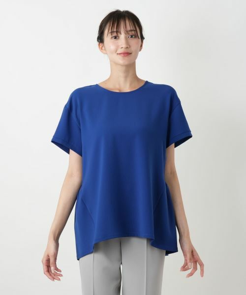 Leilian PLUS HOUSE / レリアンプラスハウス カットソー | バックギャザー切替カットソー【Leilian WHITE LABEL】 | 詳細13