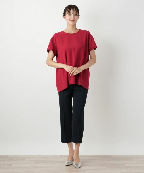 Leilian PLUS HOUSE / レリアンプラスハウス カットソー | バックギャザー切替カットソー【Leilian WHITE LABEL】 | 詳細7