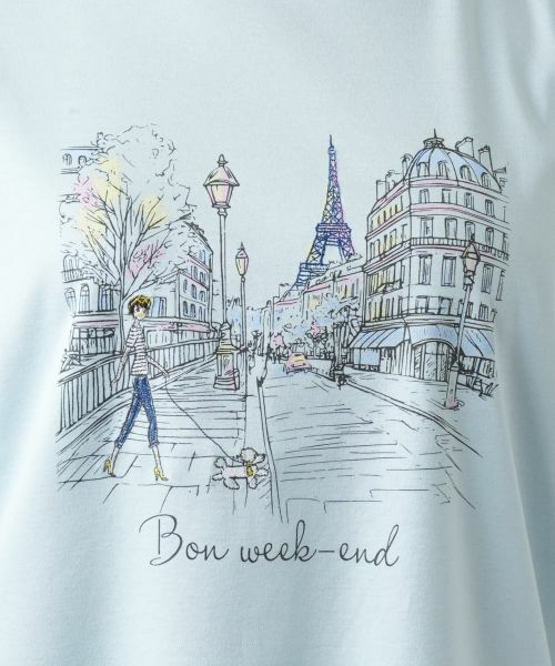 Leilian PLUS HOUSE / レリアンプラスハウス Tシャツ | プリントカットソー【Leilian WHITE LABEL】 | 詳細15