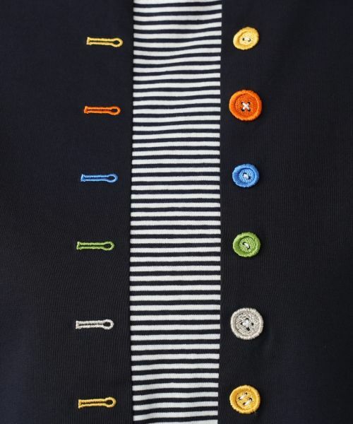 Leilian PLUS HOUSE / レリアンプラスハウス カットソー | ボタン刺繍Tシャツ【Leilian WHITE LABEL】 | 詳細11