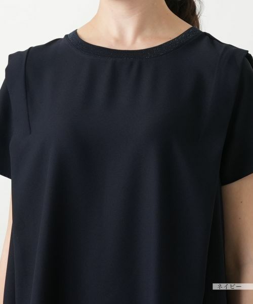 Leilian PLUS HOUSE / レリアンプラスハウス カットソー | 【店舗人気】ラメクルーネックカットソー【Leilian WHITE LABEL】 | 詳細10