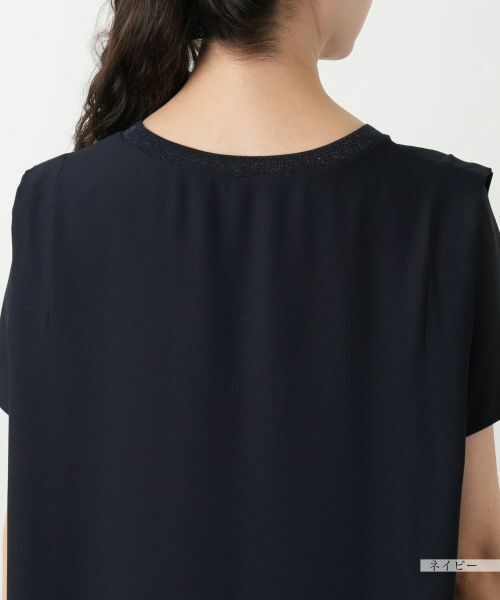 Leilian PLUS HOUSE / レリアンプラスハウス カットソー | 【店舗人気】ラメクルーネックカットソー【Leilian WHITE LABEL】 | 詳細11