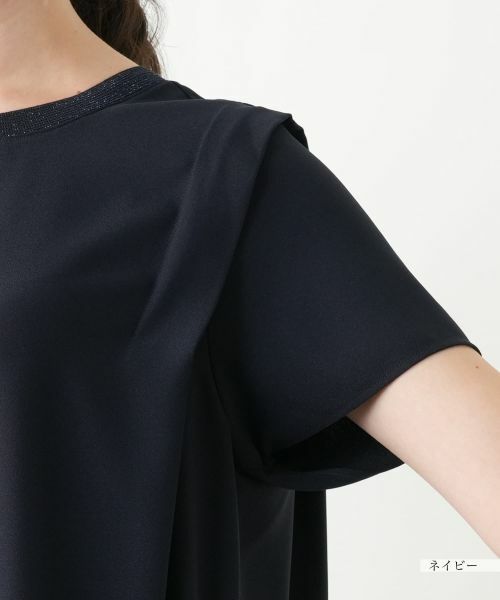 Leilian PLUS HOUSE / レリアンプラスハウス カットソー | 【店舗人気】ラメクルーネックカットソー【Leilian WHITE LABEL】 | 詳細12