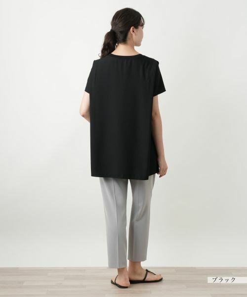 Leilian PLUS HOUSE / レリアンプラスハウス カットソー | 【店舗人気】ラメクルーネックカットソー【Leilian WHITE LABEL】 | 詳細3