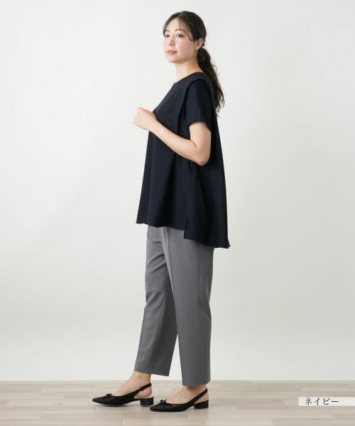 Leilian PLUS HOUSE / レリアンプラスハウス カットソー | 【店舗人気】ラメクルーネックカットソー【Leilian WHITE LABEL】 | 詳細5