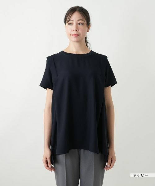 Leilian PLUS HOUSE / レリアンプラスハウス カットソー | 【店舗人気】ラメクルーネックカットソー【Leilian WHITE LABEL】 | 詳細7