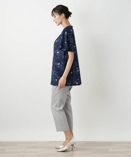 Leilian PLUS HOUSE / レリアンプラスハウス カットソー | 【店舗人気】星座モチーフプリントカットソー【Leilian WHITE LABEL】 | 詳細2