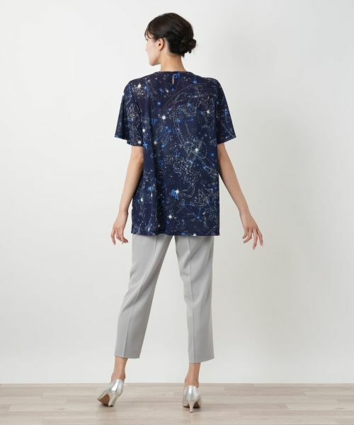 Leilian PLUS HOUSE / レリアンプラスハウス カットソー | 【店舗人気】星座モチーフプリントカットソー【Leilian WHITE LABEL】 | 詳細3