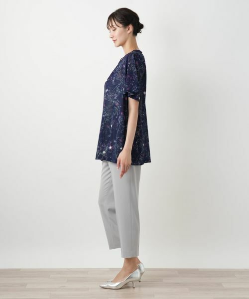 Leilian PLUS HOUSE / レリアンプラスハウス カットソー | 【店舗人気】星座モチーフプリントカットソー【Leilian WHITE LABEL】 | 詳細5