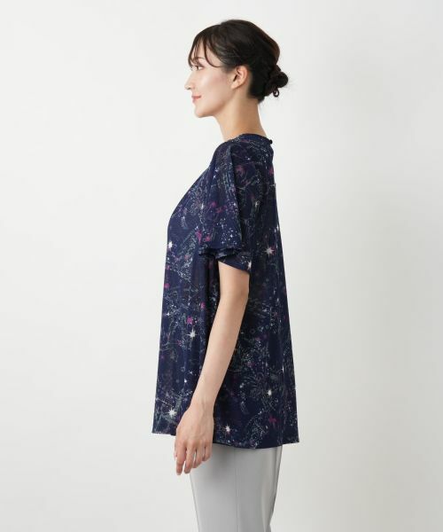 Leilian PLUS HOUSE / レリアンプラスハウス カットソー | 【店舗人気】星座モチーフプリントカットソー【Leilian WHITE LABEL】 | 詳細8