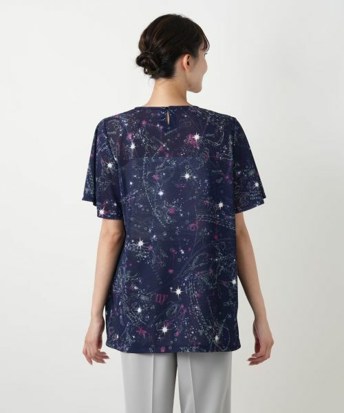 Leilian PLUS HOUSE / レリアンプラスハウス カットソー | 【店舗人気】星座モチーフプリントカットソー【Leilian WHITE LABEL】 | 詳細9