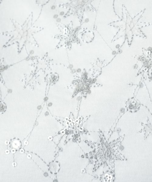【未使用級】Leilian レリアン ホワイト ポロシャツ スパンコール 17+ 未使用級】Leilian レリアン ホワイト ポロシャツ スパンコール