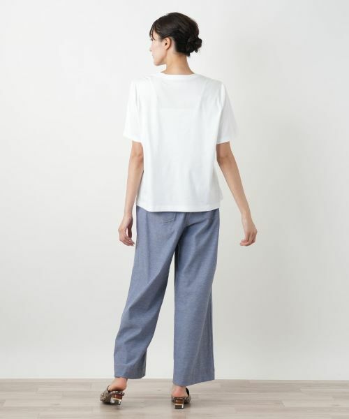 Leilian PLUS HOUSE / レリアンプラスハウス Tシャツ | 【店舗人気】スパンコール刺繍Tシャツ【Leilian WHITE LABEL】 | 詳細6