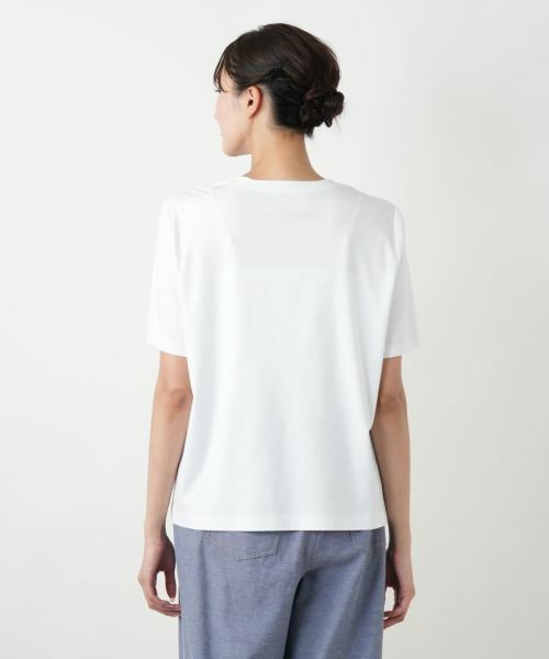Leilian PLUS HOUSE / レリアンプラスハウス Tシャツ | 【店舗人気】スパンコール刺繍Tシャツ【Leilian WHITE LABEL】 | 詳細9