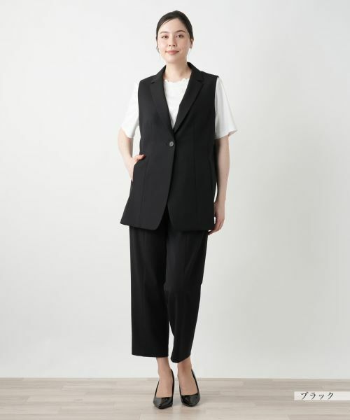 Leilian PLUS HOUSE / レリアンプラスハウス セットアップ | ベストスーツ【Leilian WHITE LABEL】 | 詳細1
