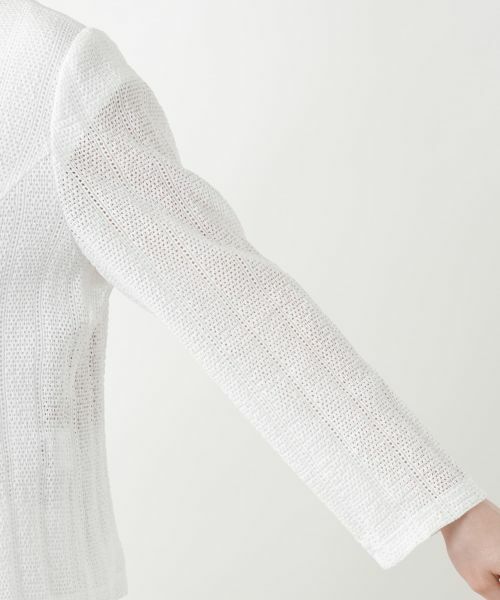 Leilian PLUS HOUSE / レリアンプラスハウス テーラードジャケット | ニットジャケット【Leilian WHITE LABEL】 | 詳細12
