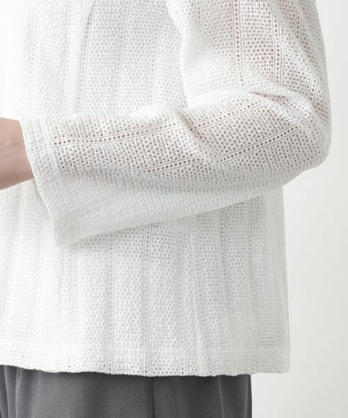 Leilian PLUS HOUSE / レリアンプラスハウス テーラードジャケット | ニットジャケット【Leilian WHITE LABEL】 | 詳細13