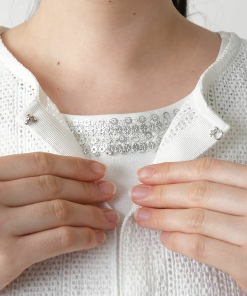 Leilian PLUS HOUSE / レリアンプラスハウス テーラードジャケット | ニットジャケット【Leilian WHITE LABEL】 | 詳細14