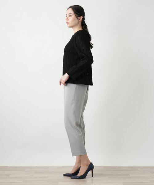 Leilian PLUS HOUSE / レリアンプラスハウス テーラードジャケット | ニットジャケット【Leilian WHITE LABEL】 | 詳細2