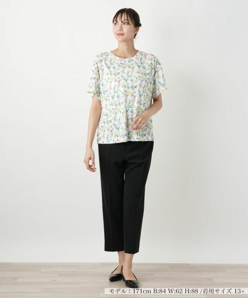 Leilian PLUS HOUSE / レリアンプラスハウス Tシャツ | 【店舗人気】レモンプリントTシャツ【Leilian WHITE LABEL】 | 詳細1