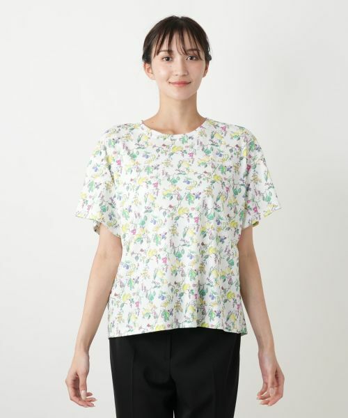 Leilian PLUS HOUSE / レリアンプラスハウス Tシャツ | 【店舗人気】レモンプリントTシャツ【Leilian WHITE LABEL】 | 詳細4